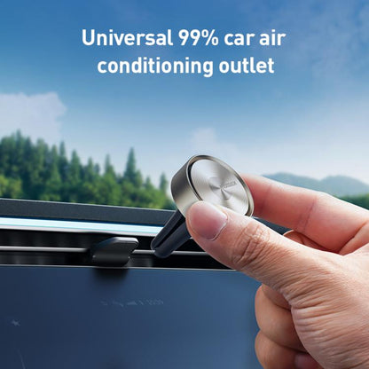 MOMAX CR12 1-Car Relaxaire Small Ring Aluminum Alloy Air Outlet Aromatherapy(Titanium Gold) - Air Freshener by MOMAX | Online Shopping UK | buy2fix