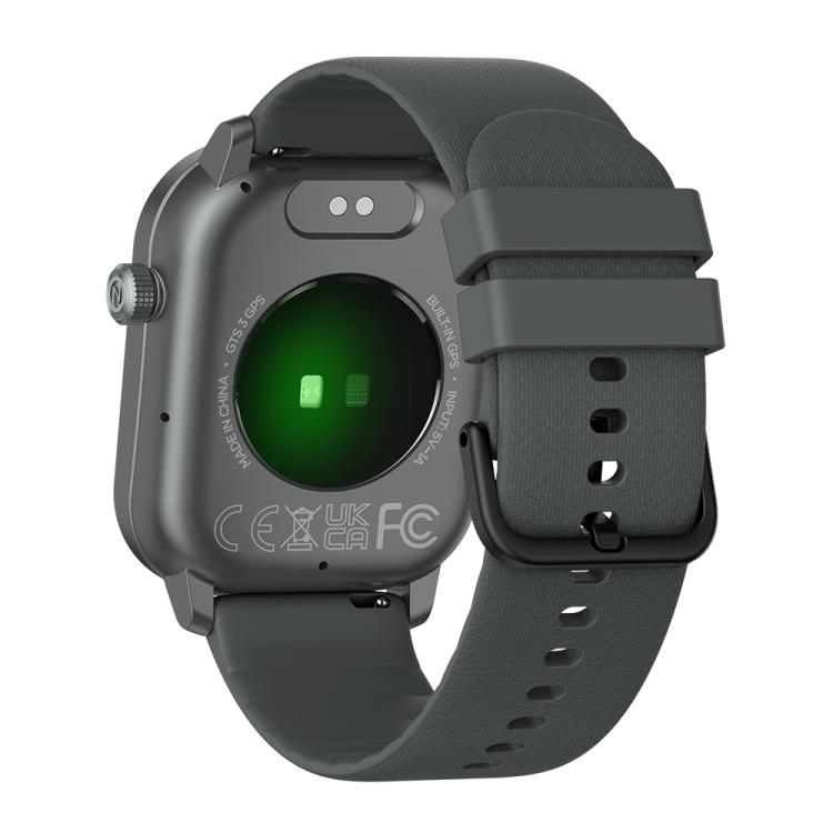 Zeblaze GTS 3 GPS 2.01 inch Screen Health & Fitness Smart Watch 3 ATM Waterproof(Space Gray) - Smart Watches by Zeblaze | Online Shopping UK | buy2fix