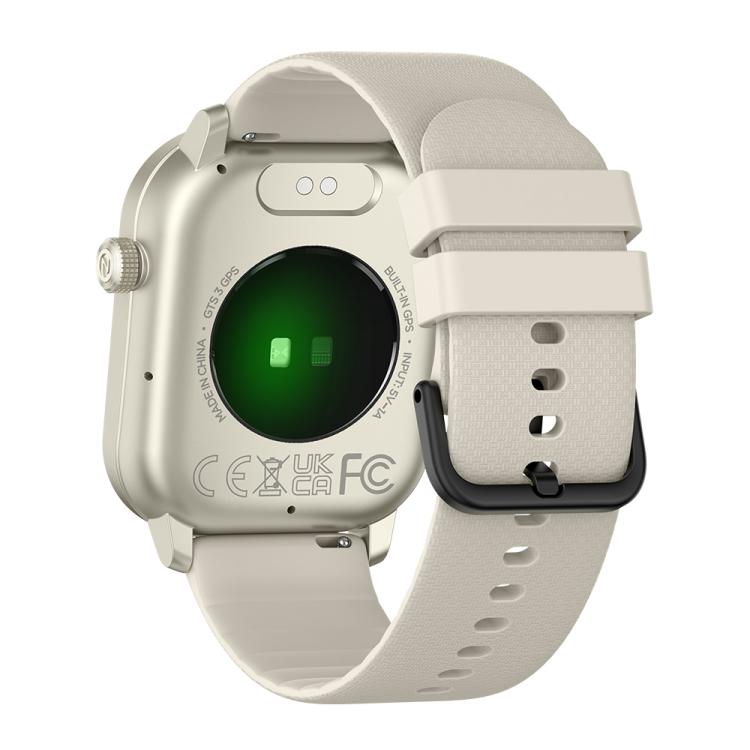 Zeblaze GTS 3 GPS 2.01 inch Screen Health & Fitness Smart Watch 3 ATM Waterproof(Cream) - Smart Watches by Zeblaze | Online Shopping UK | buy2fix