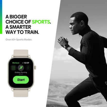 Zeblaze GTS 3 GPS 2.01 inch Screen Health & Fitness Smart Watch 3 ATM Waterproof(Cream) - Smart Watches by Zeblaze | Online Shopping UK | buy2fix