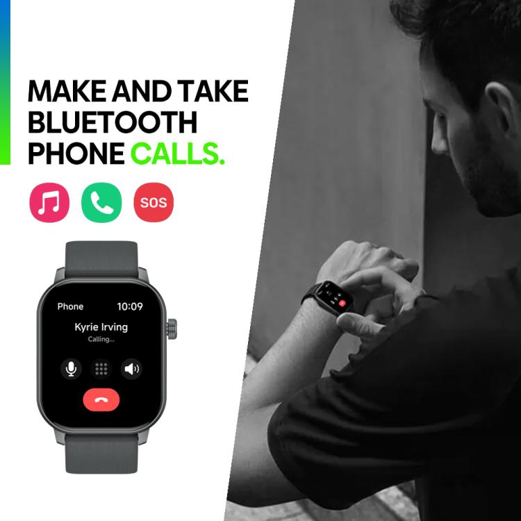Zeblaze GTS 3 GPS 2.01 inch Screen Health & Fitness Smart Watch 3 ATM Waterproof(Space Gray) - Smart Watches by Zeblaze | Online Shopping UK | buy2fix