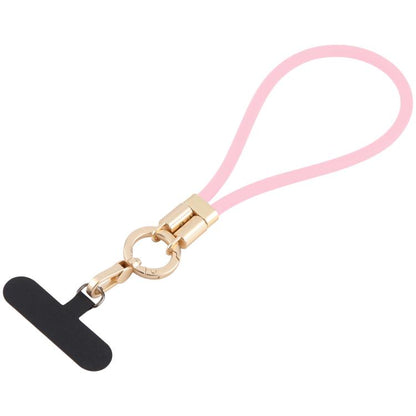 Adjustable Silicone Phone Anti-lost Short Lanyard(Pink) - Lanyards & Wrist Straps by buy2fix | Online Shopping UK | buy2fix