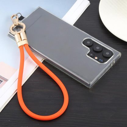 Adjustable Silicone Phone Anti-lost Short Lanyard(Orange) - Lanyards & Wrist Straps by buy2fix | Online Shopping UK | buy2fix