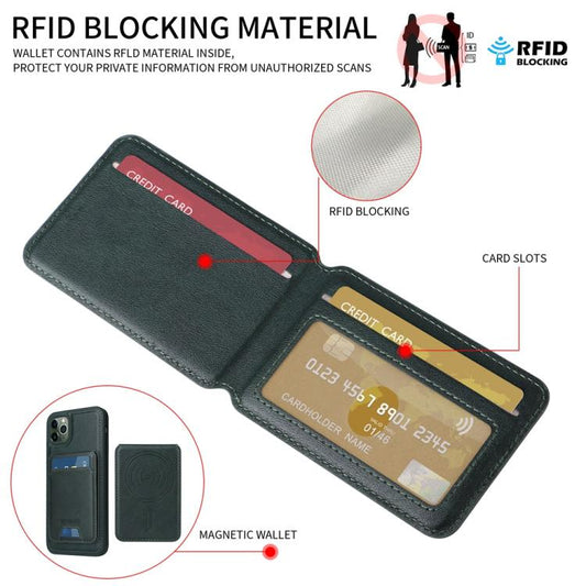 For iPhone 11 Pro Max BETOPNICE Vertical Flip Detachable MagSafe Wallet Phone Case(Green) - iPhone 11 Pro Max Cases by BETOPNICE | Online Shopping UK | buy2fix