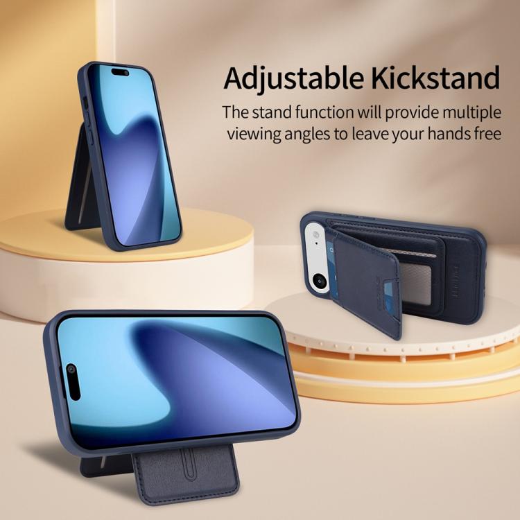 For iPhone Air BETOPNICE Vertical Flip Detachable MagSafe Wallet Phone Case(Blue) - iPhone Air Cases by BETOPNICE | Online Shopping UK | buy2fix