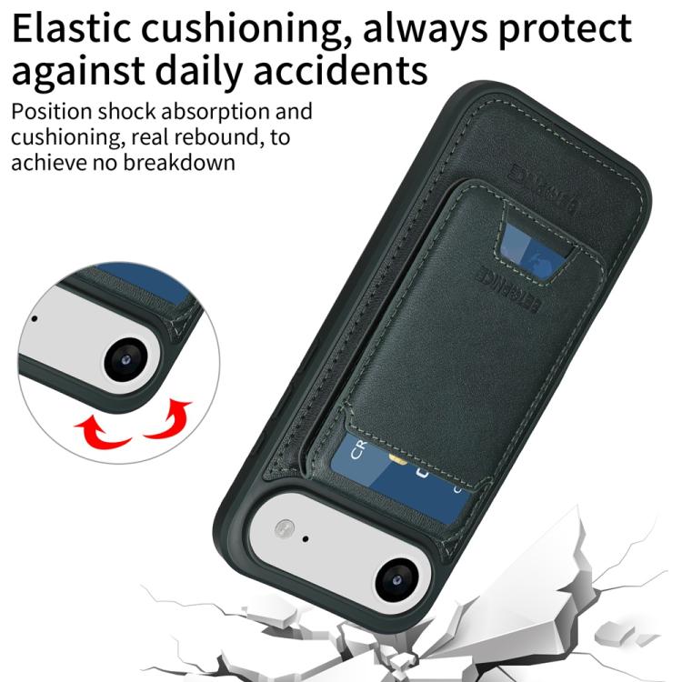 For iPhone Air BETOPNICE Vertical Flip Detachable MagSafe Wallet Phone Case(Green) - iPhone Air Cases by BETOPNICE | Online Shopping UK | buy2fix