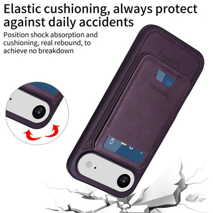 For iPhone Air BETOPNICE Vertical Flip Detachable MagSafe Wallet Phone Case(Purple) - iPhone Air Cases by BETOPNICE | Online Shopping UK | buy2fix