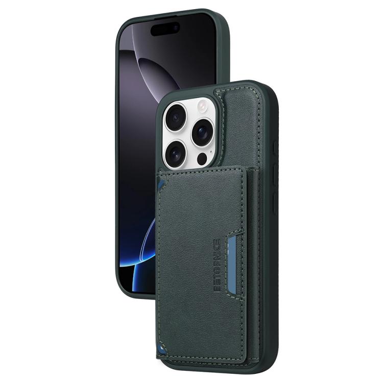For iPhone 16 Pro BETOPNICE Horizontal Flip Detachable MagSafe Wallet Phone Case(Green) - iPhone 16 Pro Cases by BETOPNICE | Online Shopping UK | buy2fix