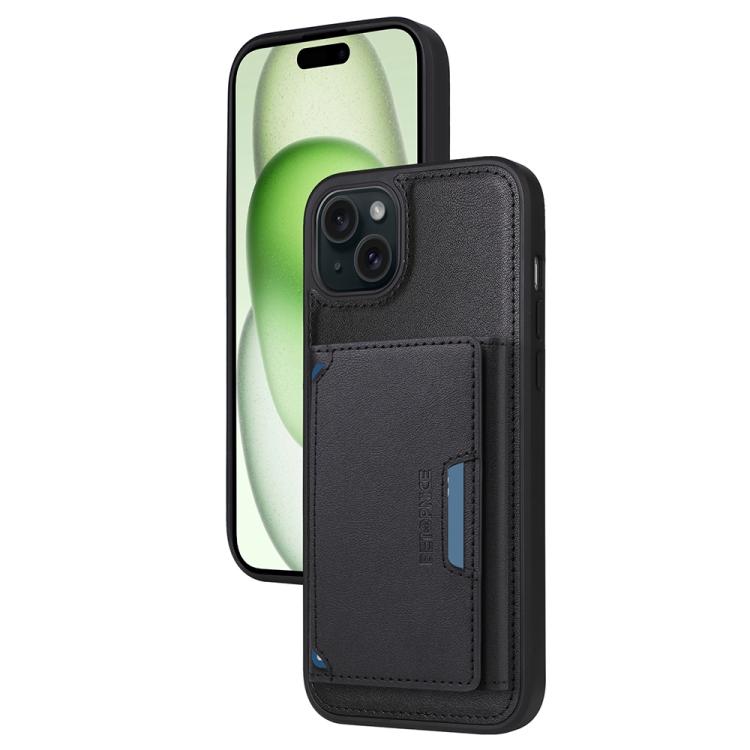 For iPhone 15 Plus BETOPNICE Horizontal Flip Detachable MagSafe Wallet Phone Case(Black) - iPhone 15 Plus Cases by BETOPNICE | Online Shopping UK | buy2fix
