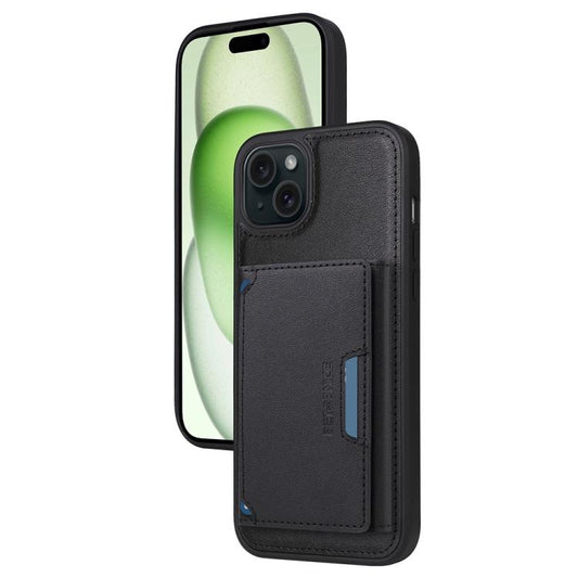 For iPhone 15 Plus BETOPNICE Horizontal Flip Detachable MagSafe Wallet Phone Case(Black) - iPhone 15 Plus Cases by BETOPNICE | Online Shopping UK | buy2fix