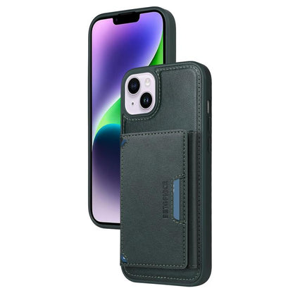 For iPhone 14 Plus BETOPNICE Horizontal Flip Detachable MagSafe Wallet Phone Case(Green) - iPhone 14 Plus Cases by BETOPNICE | Online Shopping UK | buy2fix