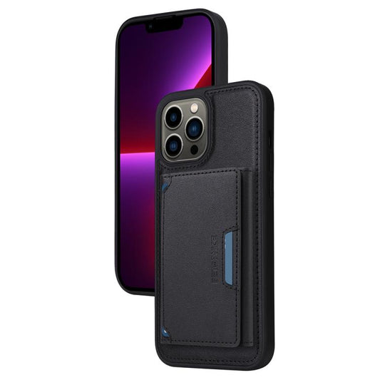 For iPhone 13 Pro Max BETOPNICE Horizontal Flip Detachable MagSafe Wallet Phone Case(Black) - iPhone 13 Pro Max Cases by BETOPNICE | Online Shopping UK | buy2fix