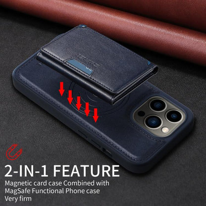For iPhone 13 Pro BETOPNICE Horizontal Flip Detachable MagSafe Wallet Phone Case(Blue) - iPhone 13 Pro Cases by BETOPNICE | Online Shopping UK | buy2fix