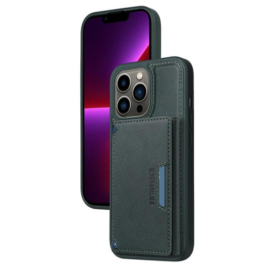 For iPhone 13 Pro BETOPNICE Horizontal Flip Detachable MagSafe Wallet Phone Case(Green) - iPhone 13 Pro Cases by BETOPNICE | Online Shopping UK | buy2fix