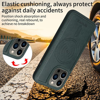 For iPhone 13 Pro BETOPNICE Horizontal Flip Detachable MagSafe Wallet Phone Case(Green) - iPhone 13 Pro Cases by BETOPNICE | Online Shopping UK | buy2fix