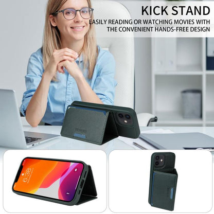 For iPhone 12 / 12 Pro BETOPNICE Horizontal Flip Detachable MagSafe Wallet Phone Case(Green) - iPhone 12 / 12 Pro Cases by BETOPNICE | Online Shopping UK | buy2fix