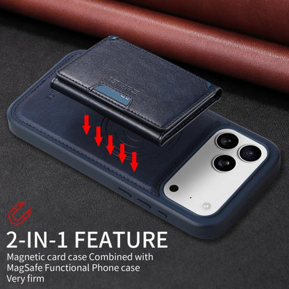 For iPhone 17 Pro Max BETOPNICE Horizontal Flip Detachable MagSafe Wallet Phone Case(Blue) - iPhone 17 Pro Max Cases by BETOPNICE | Online Shopping UK | buy2fix