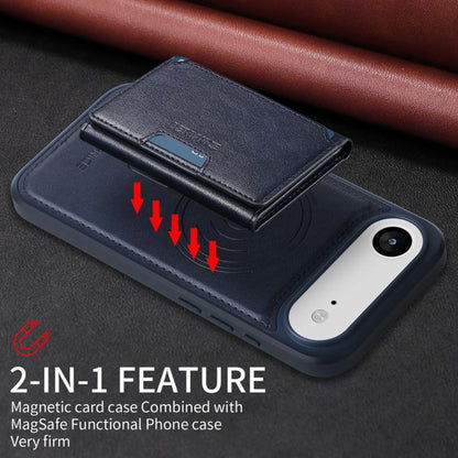 For iPhone Air BETOPNICE Horizontal Flip Detachable MagSafe Wallet Phone Case(Blue) - iPhone Air Cases by BETOPNICE | Online Shopping UK | buy2fix