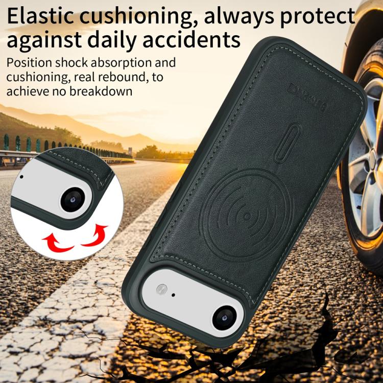 For iPhone Air BETOPNICE Horizontal Flip Detachable MagSafe Wallet Phone Case(Green) - iPhone Air Cases by BETOPNICE | Online Shopping UK | buy2fix