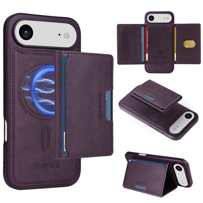 For iPhone Air BETOPNICE Horizontal Flip Detachable MagSafe Wallet Phone Case(Purple) - iPhone Air Cases by BETOPNICE | Online Shopping UK | buy2fix
