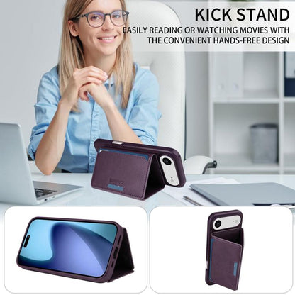 For iPhone Air BETOPNICE Horizontal Flip Detachable MagSafe Wallet Phone Case(Purple) - iPhone Air Cases by BETOPNICE | Online Shopping UK | buy2fix