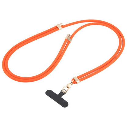 Adjustable Liquid Silicone Phone Anti-lost Long Lanyard(Orange) - Lanyards & Wrist Straps by buy2fix | Online Shopping UK | buy2fix