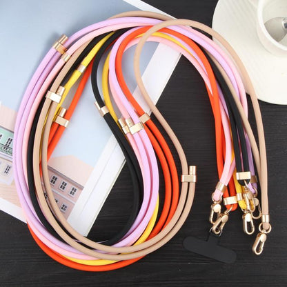 Adjustable Liquid Silicone Phone Anti-lost Long Lanyard(Pink) - Lanyards & Wrist Straps by buy2fix | Online Shopping UK | buy2fix