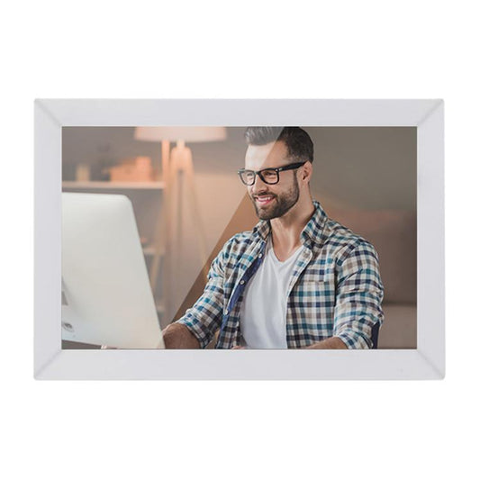 13.3 inch LCD Display Cloud Photo Frame 1G+32GB 3126C Quad-Core CPU Android 6.0, Plug:AU Plug(White) - 11-15 inch by buy2fix | Online Shopping UK | buy2fix