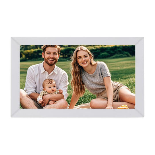 17 inch LCD Display Cloud Photo Frame 1G+32GB 3326C Quad-Core CPU Android 7.0, Plug:EU Plug(White)