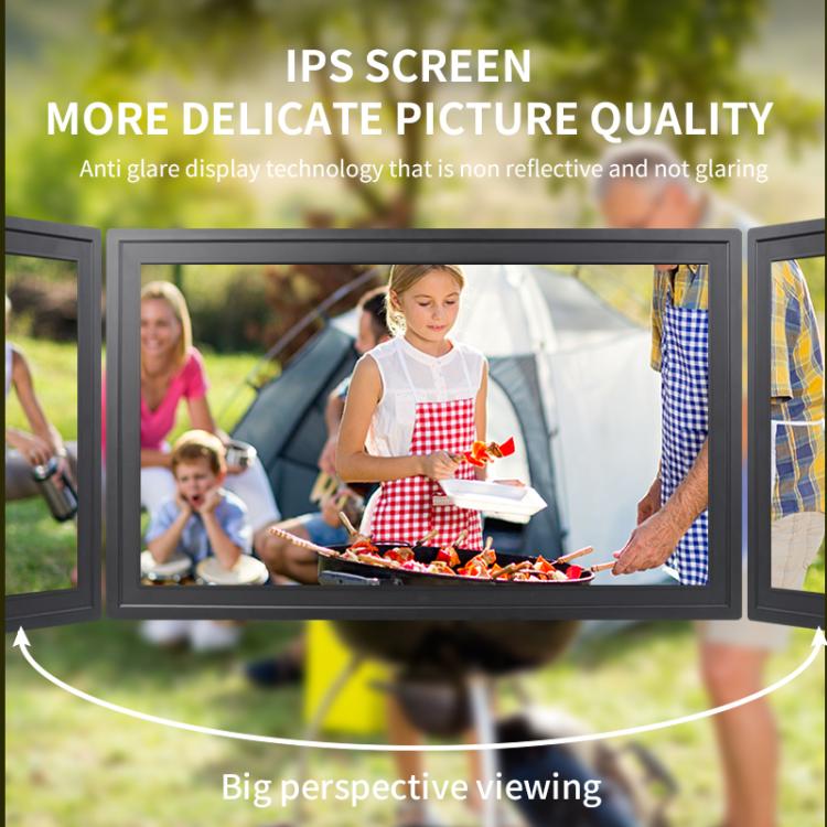 21.5 inch LCD Display Cloud Photo Frame 1G+32GB 3326C Quad-Core CPU Android 7.0, Plug:US Plug(Black) - 15 inch Above by buy2fix | Online Shopping UK | buy2fix