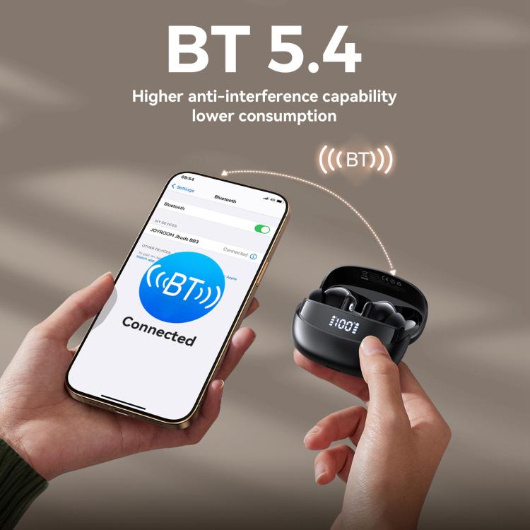 JOYROOM Jpods JR-BB3 True Wireless Earphones(Black) - Bluetooth Earphone by JOYROOM | Online Shopping UK | buy2fix