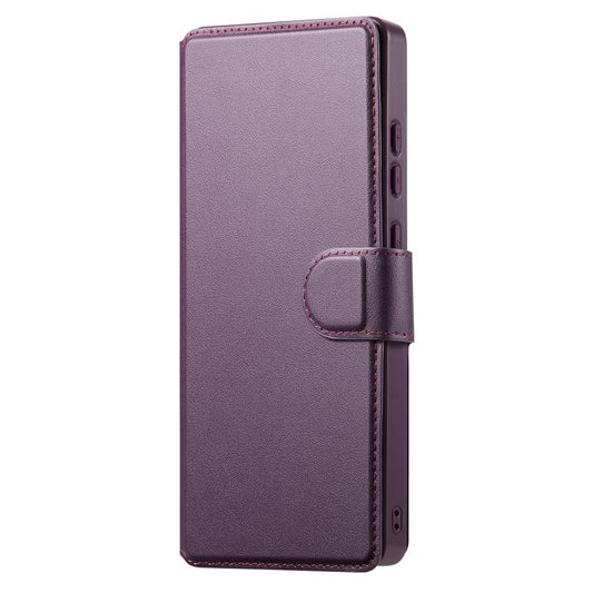 For Samsung Galaxy S25 Ultra 5G CaseNeo Finger Grip Strap MagSafe Leather Phone Case(Purple) - Galaxy S25 Ultra 5G Cases by CaseNeo | Online Shopping UK | buy2fix
