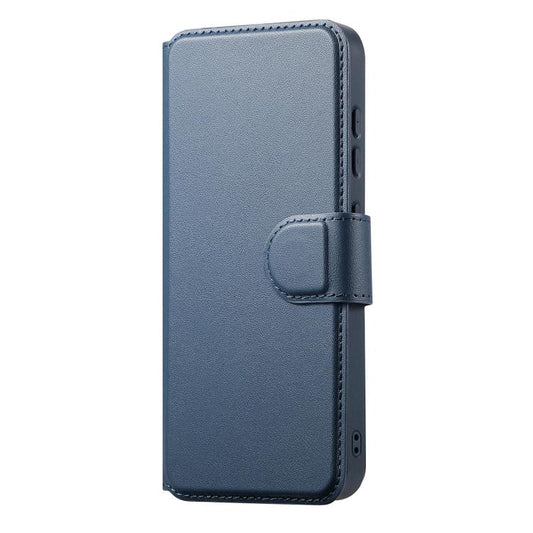 For Samsung Galaxy S25 / S24 5G CaseNeo Finger Grip Strap MagSafe Leather Phone Case(Blue) - Galaxy S25 5G Cases by CaseNeo | Online Shopping UK | buy2fix