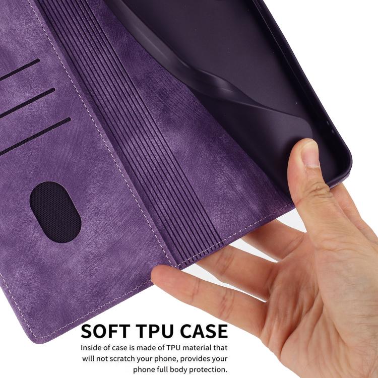 For iPhone Air Mandala Embossed Retro Frosted Leather Phone Case(Purple) - iPhone Air Cases by buy2fix | Online Shopping UK | buy2fix