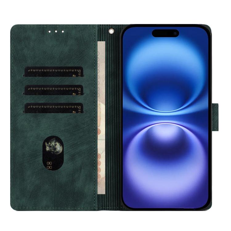 For iPhone Air Mandala Embossed Retro Frosted Leather Phone Case(Green) - iPhone Air Cases by buy2fix | Online Shopping UK | buy2fix