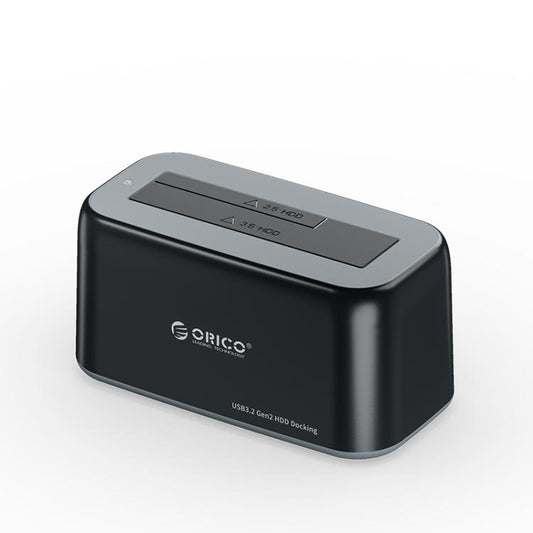 ORICO 6819C3 2.5 / 3.5 inch HDD / SSD Single Bay SATA Drive Docking Station, EU Plug (Black) - HDD Enclosure by ORICO | Online Shopping UK | buy2fix
