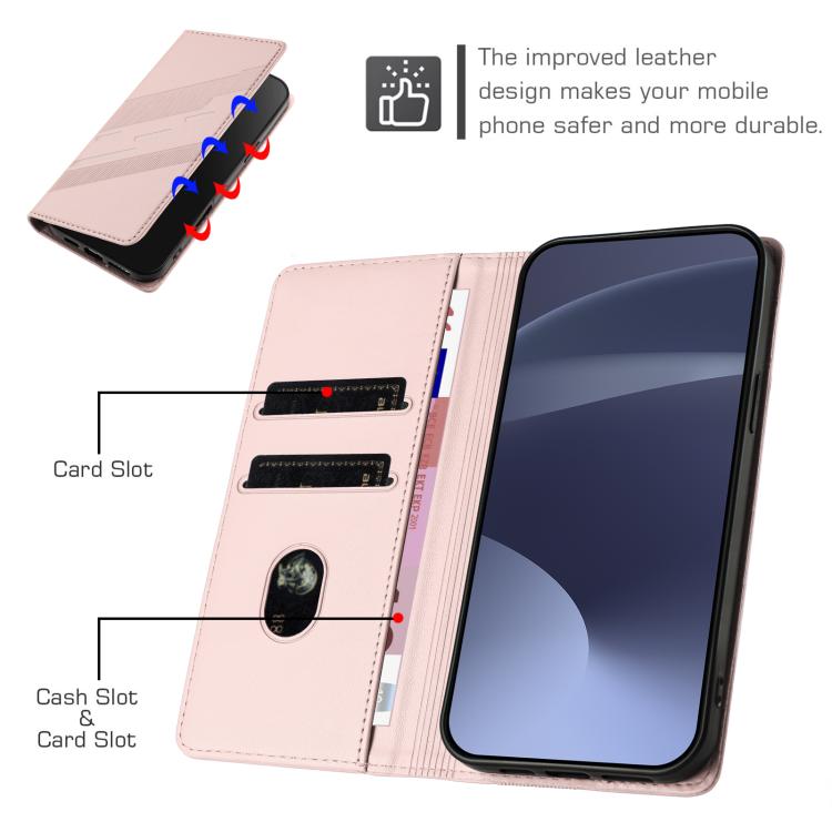For Google Pixel 10 / 10 Pro Embossed Multi-functional Wallet Retro Leather Phone Case(Pink) - Google Cases by buy2fix | Online Shopping UK | buy2fix