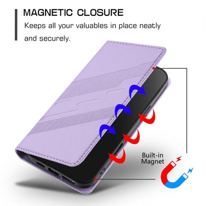 For Google Pixel 10 / 10 Pro Embossed Multi-functional Wallet Retro Leather Phone Case(Light Purple) - Google Cases by buy2fix | Online Shopping UK | buy2fix