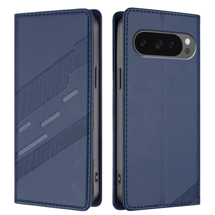 For Google Pixel 10 / 10 Pro Embossed Multi-functional Wallet Retro Leather Phone Case(Dark Blue) - Google Cases by buy2fix | Online Shopping UK | buy2fix