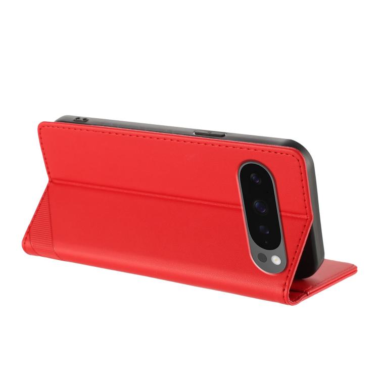 For Google Pixel 10 Pro XL Embossed Multi-functional Wallet Retro Leather Phone Case(Red) - Google Cases by buy2fix | Online Shopping UK | buy2fix