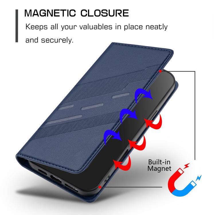 For Google Pixel 10 Pro XL Embossed Multi-functional Wallet Retro Leather Phone Case(Dark Blue) - Google Cases by buy2fix | Online Shopping UK | buy2fix