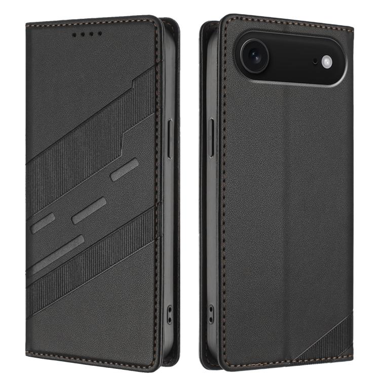 For iPhone Air Embossed Multi-functional Wallet Retro Leather Phone Case(Black) - iPhone Air Cases by buy2fix | Online Shopping UK | buy2fix