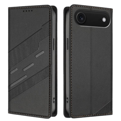 For iPhone Air Embossed Multi-functional Wallet Retro Leather Phone Case(Black) - iPhone Air Cases by buy2fix | Online Shopping UK | buy2fix
