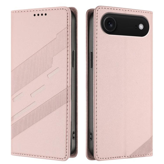 For iPhone Air Embossed Multi-functional Wallet Retro Leather Phone Case(Pink) - iPhone Air Cases by buy2fix | Online Shopping UK | buy2fix