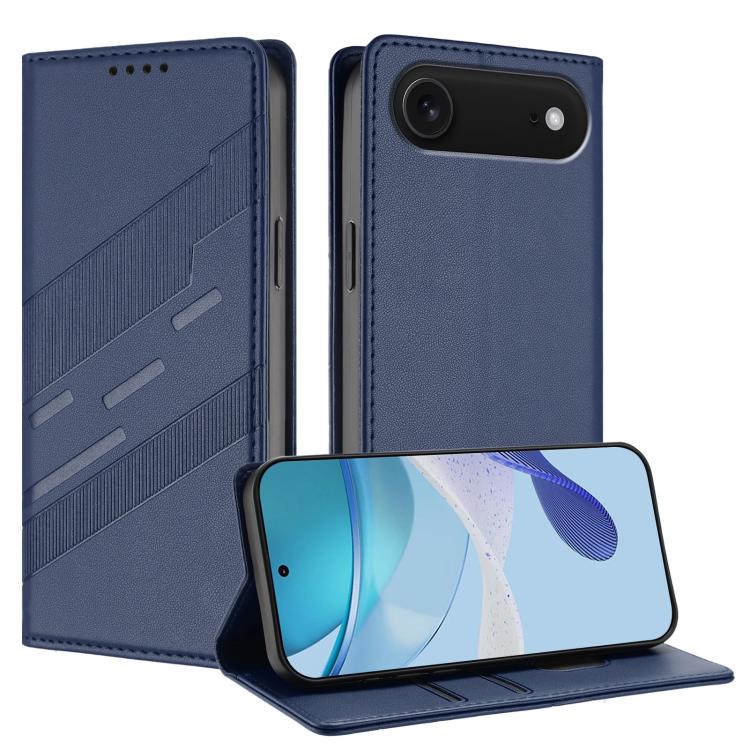 For iPhone Air Embossed Multi-functional Wallet Retro Leather Phone Case(Dark Blue) - iPhone Air Cases by buy2fix | Online Shopping UK | buy2fix