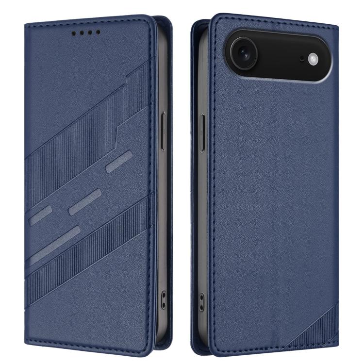 For iPhone Air Embossed Multi-functional Wallet Retro Leather Phone Case(Dark Blue) - iPhone Air Cases by buy2fix | Online Shopping UK | buy2fix