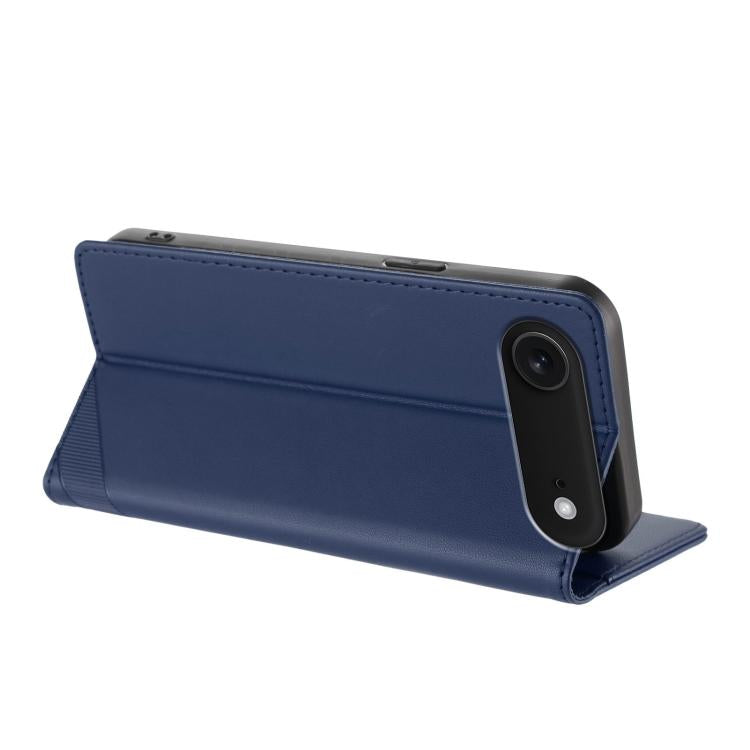 For iPhone Air Embossed Multi-functional Wallet Retro Leather Phone Case(Dark Blue) - iPhone Air Cases by buy2fix | Online Shopping UK | buy2fix