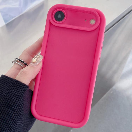 For iPhone Air Shockproof Frame Frosted Precise Hole TPU Phone Case(Rose Red) - iPhone Air Cases by buy2fix | Online Shopping UK | buy2fix