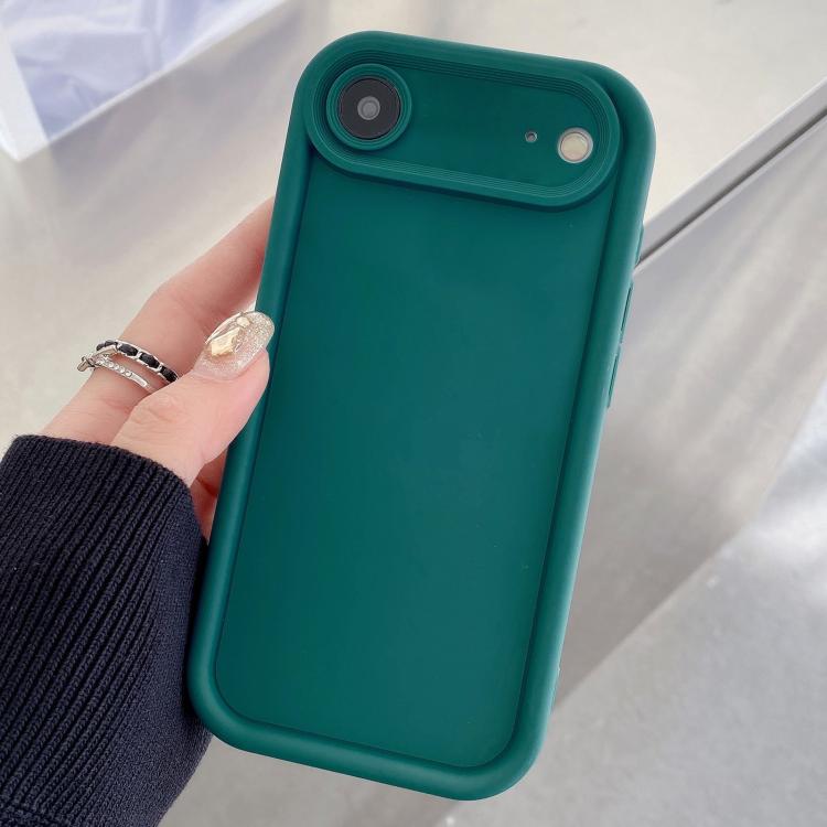 For iPhone Air Shockproof Frame Frosted Precise Hole TPU Phone Case(Deep Blue) - iPhone Air Cases by buy2fix | Online Shopping UK | buy2fix