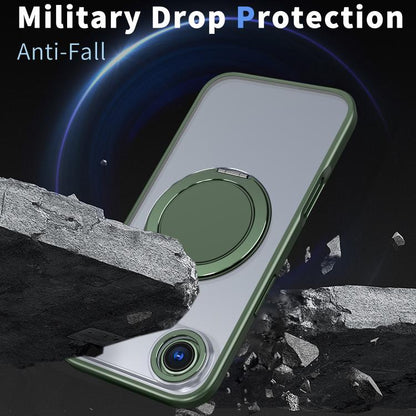 For iPhone Air 360-degree Rotating MagSafe Magnetic Holder Phone Case(Green) - iPhone Air Cases by buy2fix | Online Shopping UK | buy2fix